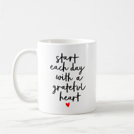 Taza De Café Citas inspiradoras de caligrafía para empezar cada