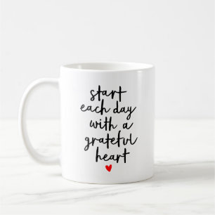 Taza De Café Citas inspiradoras de caligrafía para empezar cada