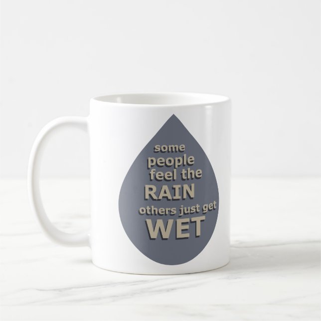 Taza De Café citas motivacionales sobre los dichos de vida (Izquierda)