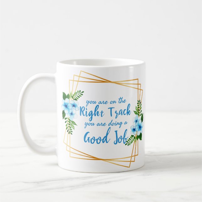 Taza De Café citas motivacionales y inspiradoras para el trabaj (Izquierda)
