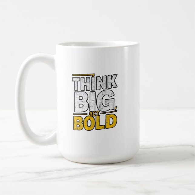 Taza De Café citas piensan que gran act bold (Izquierda)