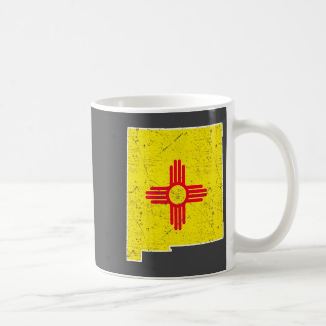 Taza De Café Citizen Proud America State Us Distressed Map New  (Derecha)