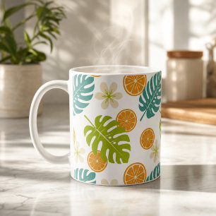 Taza De Café Cítrico Tropical