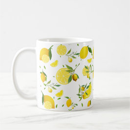 Taza De Café Cítricos TROPICAL SUMMER FRUIT Naranja limones Sli