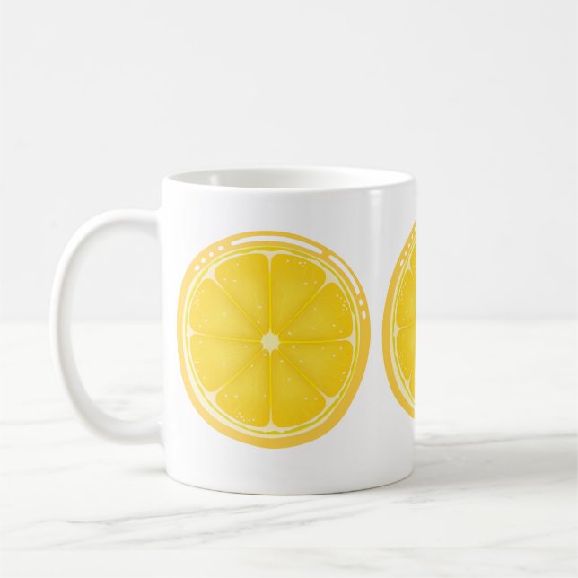 Taza De Café Cítricos TROPICAL SUMMER FRUIT Naranja limones Sli (Izquierda)