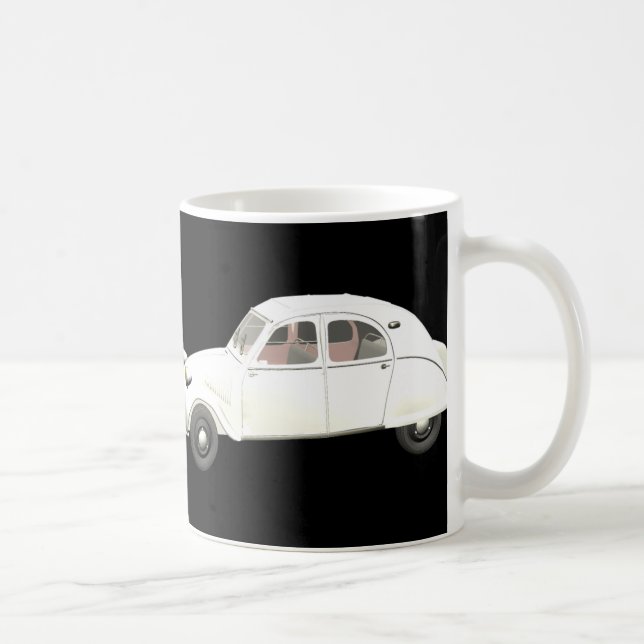 Taza De Café Citroen blanco 2CV (Derecha)