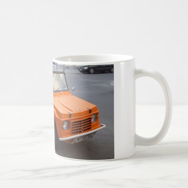 Taza De Café Citroën Mehari, Naranja clásico (Derecha)