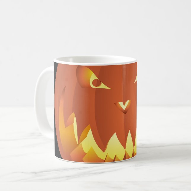 Taza De Café Citrouille pour Halloween... (Anverso izquierdo)