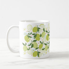 Taza De Café Citrus Design Ceramic Mug