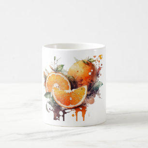 Taza De Café Citrus Watercolor Mug