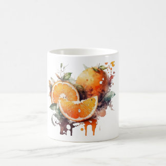 Taza De Café Citrus Watercolor Mug
