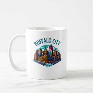 Taza De Café Ciudad de Búfalo Nueva York EE. UU.