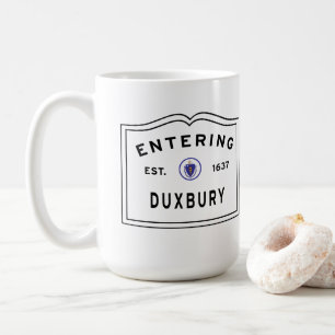Taza De Café Ciudad de Duxbury Massachusetts