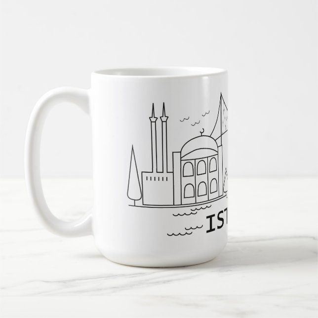 Taza De Café Ciudad de Estambul (Izquierda)