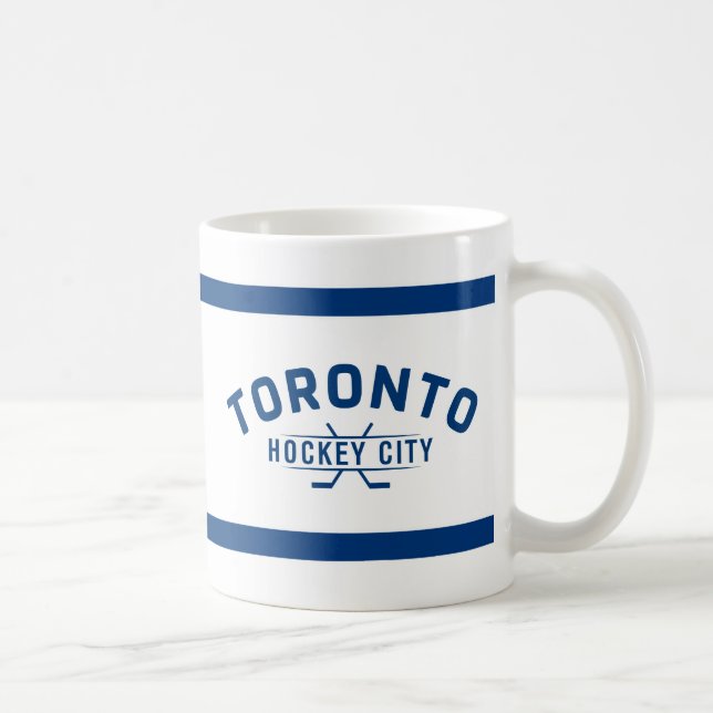 Taza De Café Ciudad de hockey de Toronto Banda azul (Derecha)