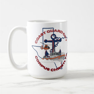 Taza De Café Ciudad de la Guardia Costera Corpus Christi, Texas