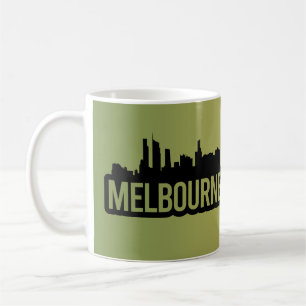 Taza De Café Ciudad de Melbourne Australia Victoria recuerdo de