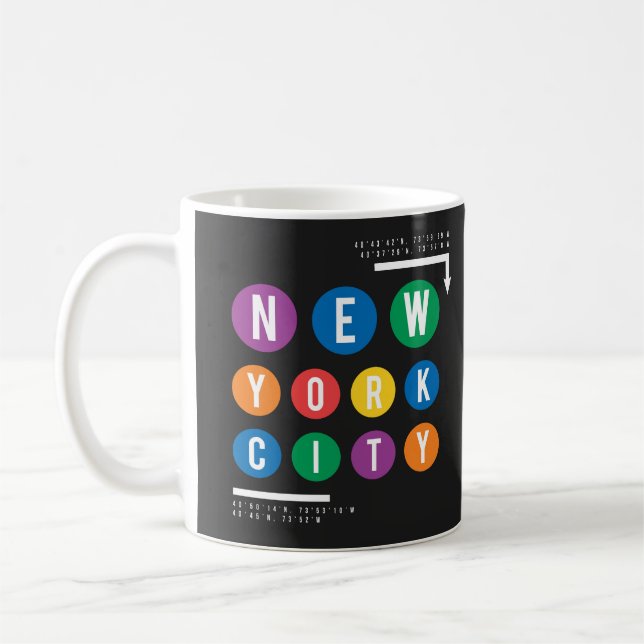 Taza De Café Ciudad de Nueva York (Izquierda)