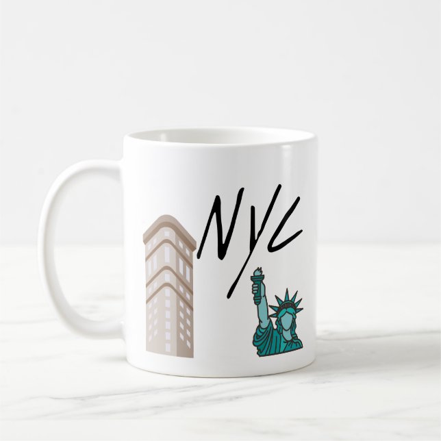 TAZA DE CAFÉ CIUDAD DE NUEVA YORK NYC (Izquierda)