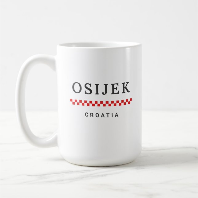 Taza De Café Ciudad de Osijek Croacia (Izquierda)