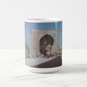 Taza De Café Ciudad de Samarcanda en Asia Central