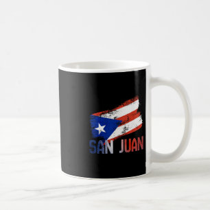 Taza De Café Ciudad de San Juan Puerto Rico Bandera Vintage Roo
