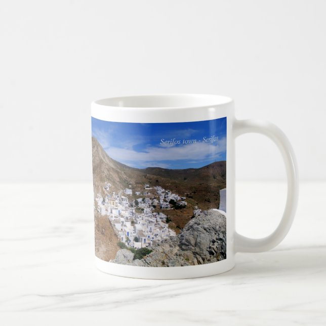 Taza De Café Ciudad de Serifos - Serifos (Derecha)