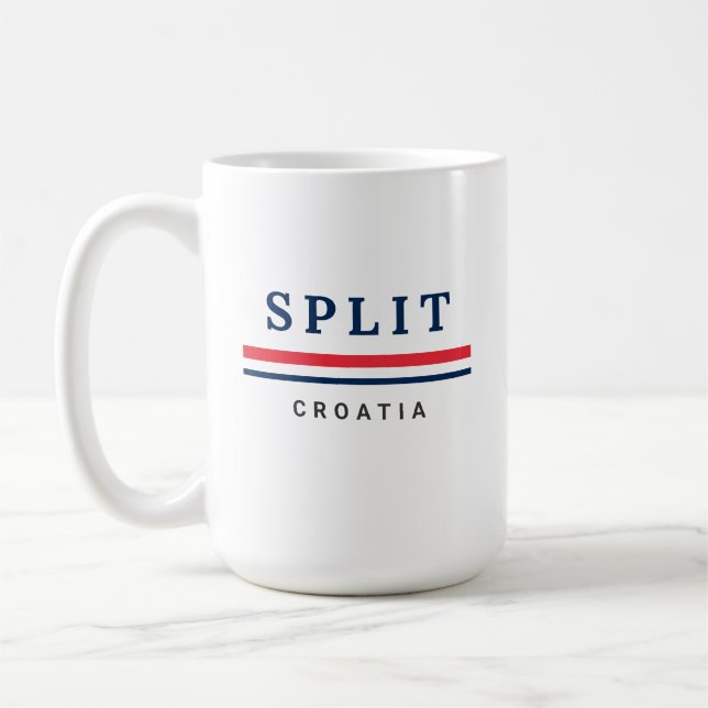 Taza De Café Ciudad de Split Croacia (Izquierda)