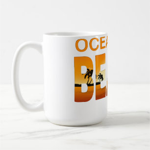 Taza De Café Ciudad de verano en el océano - Maryland