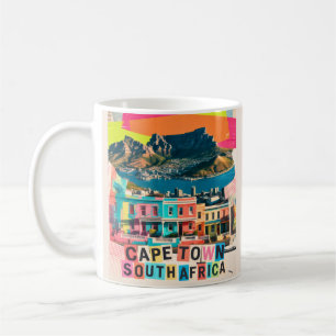 Taza De Café Ciudad del Cabo Sudáfrica Viaje Bo-Kaap Paisaje