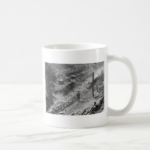 Taza De Café Ciudad del minero de carbón de WV: 1935