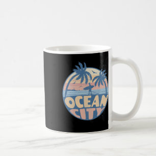 Taza De Café Ciudad del Océano Playa de Maryland Surf Verano Va