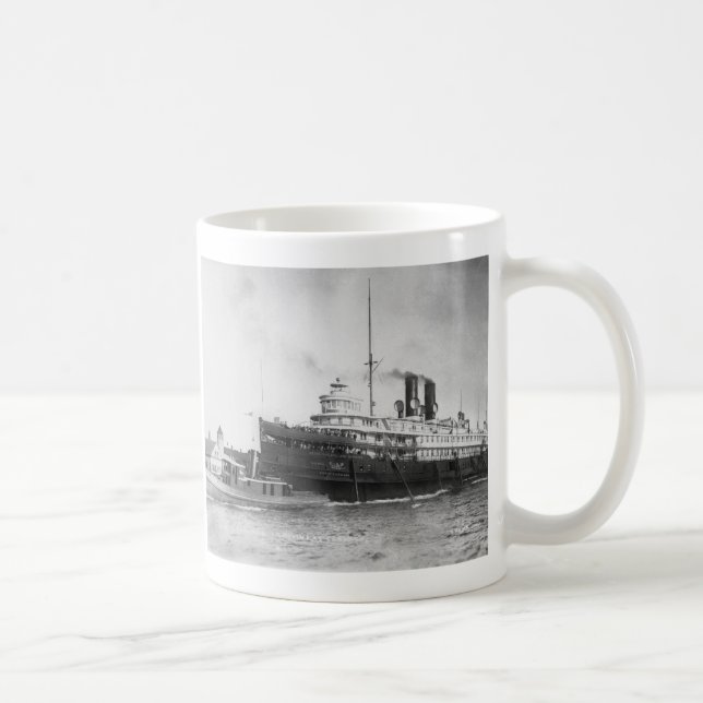 Taza De Café Ciudad del vapor de Cleveland (Derecha)