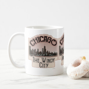 Taza De Café Ciudad del viento en Chicago Slogan