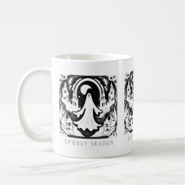Taza De Café Ciudad fantasma de la temporada de fantasía