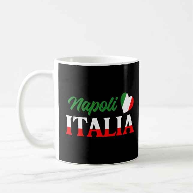 Taza De Café Ciudad Italiana Italia Nacida Cultura Cute Napoli  (Izquierda)