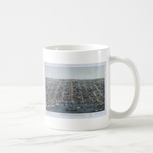 Taza De Café Ciudad vieja Alexandría (Derecha)