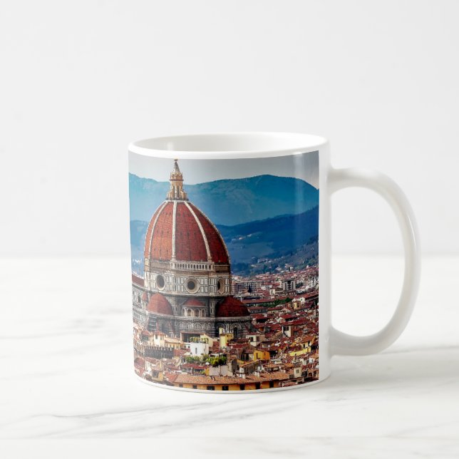 Taza De Café Ciudad vieja de Florencia, horizonte de Italia (Derecha)