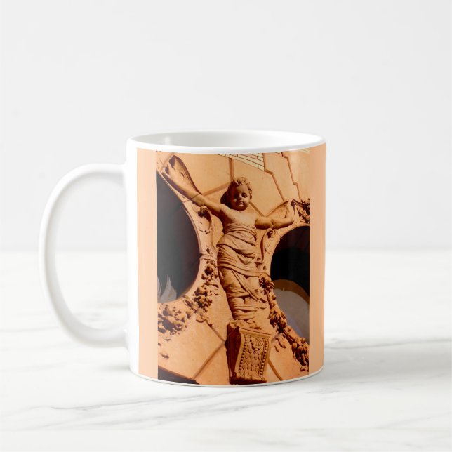 Taza De Café Ciudadanos de Piedra - bebé de granito con ropa de (Izquierda)
