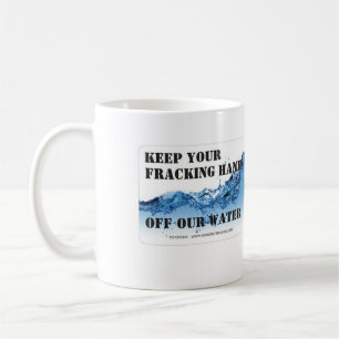 Taza De Café Ciudadanos en cuestión contra Fracking