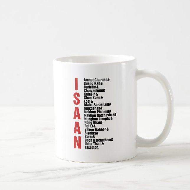 Taza De Café Ciudades de Isaán, Tailandia (Derecha)