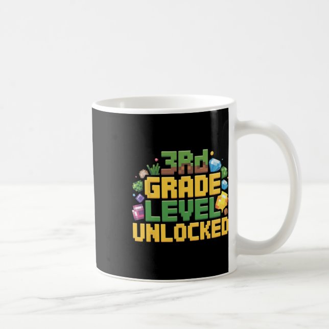 Taza De Café Ck To School 3rd Grade Boys Gamer First Day Of Thi (Derecha)