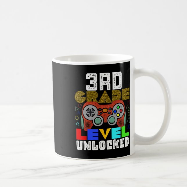 Taza De Café Ck To School 3rd Grade Gamer  (Derecha)