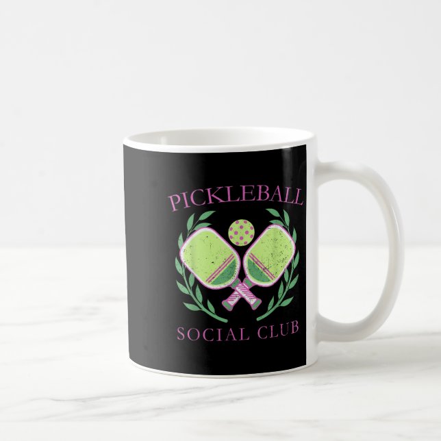 Taza De Café Ckleball Social Club Enthusiasts _ Fun Srt Lovers  (Derecha)
