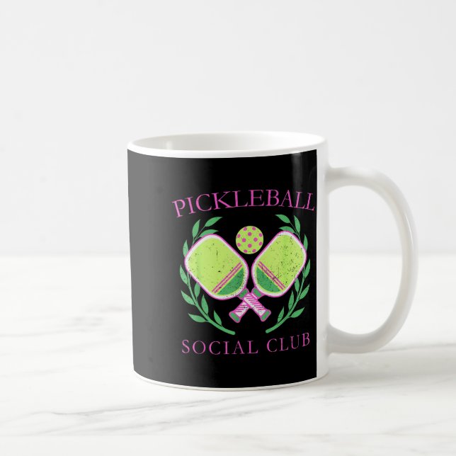 Taza De Café Ckleball Social Club Enthusiasts _ Fun Srt Lovers  (Derecha)