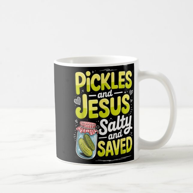 Taza De Café Ckles And Jesus Salty And Saved  (Derecha)