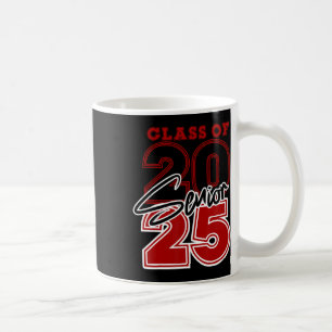 Taza De Café Cl De 2025 Senior - 2025 Graduación Red