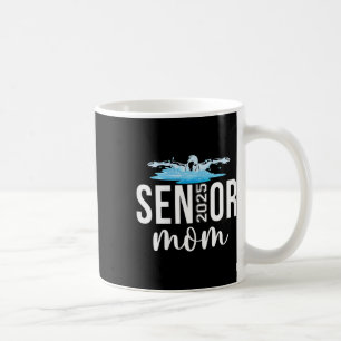 Taza De Café Cl De 2025 Senior Mom Swim Team Swimmer Mateo F
