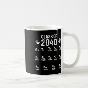 Taza De Café Cl de 2040 Crece Conmigo Pre-k Primer Día de Escue