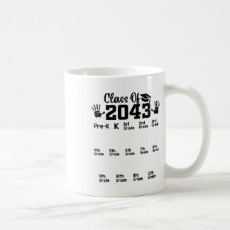 Taza De Café Cl de 2043 Crece Conmigo Huella Pre-k 12avo Grado